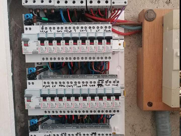 Changement de tableau électrique Le Thor
